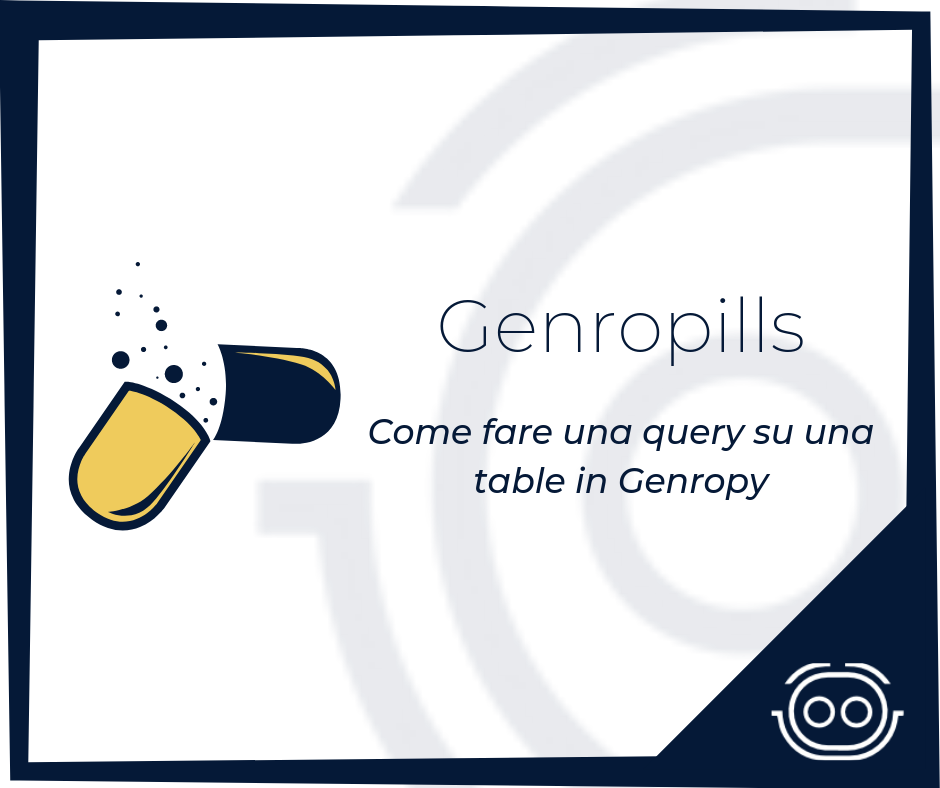 Come fare una query su una table in Genropy