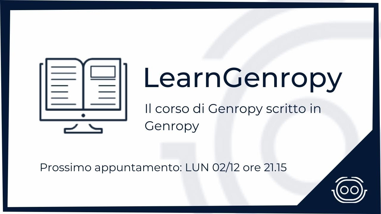 LearnGenropy 3: Personalizzazione utenti