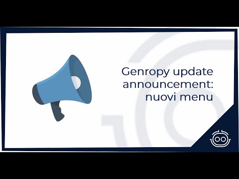 Genropy Update: i nuovi menu