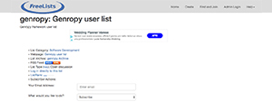 Genropy Freelist
